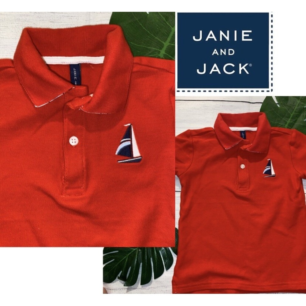 Janie and Jack  Polo Shirt Size 2 T Toddler